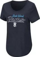 Colosseum Women's Rhode Island Rams NavyBlue Promo T-Shirt