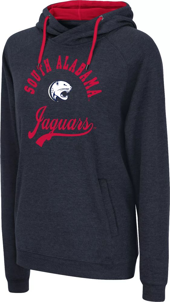 Colosseum Women's South Alabama Jaguars Blue Hoodie