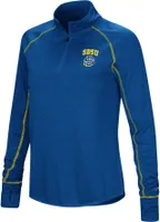 Colosseum Women's South Dakota State Jackrabbits Royal Stingray 1/4 Zip Jacket