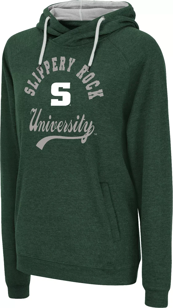 Colosseum Women's Slippery Rock Green Hoodie