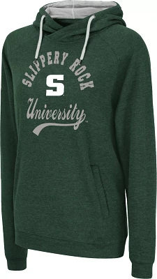 Colosseum Women's Slippery Rock Green Hoodie