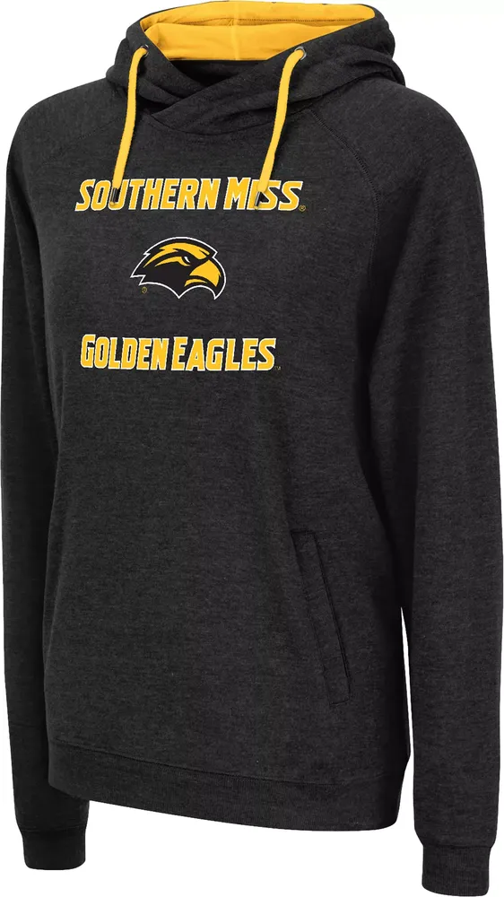 Colosseum Women's Southern Miss Golden Eagles Black Hoodie