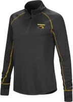 Colosseum Women's Southern Miss Golden Eagles Black Stingray 1/4 Zip Jacket