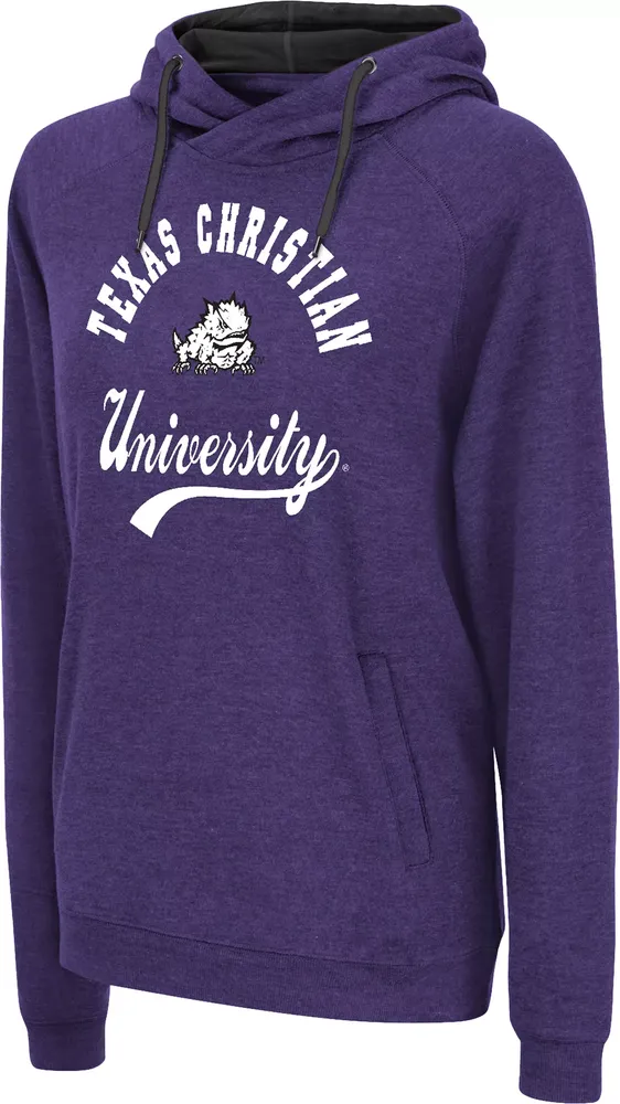 Colosseum Women's TCU Horned Frogs Purple Hoodie