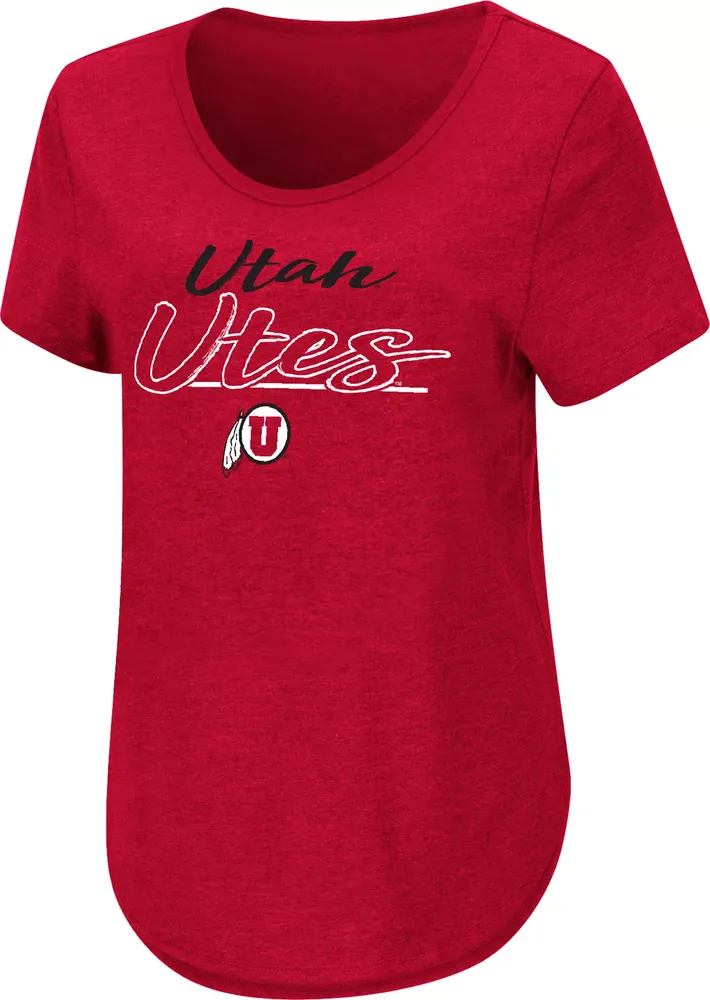 Colosseum Women's Utah Utes Crimson Promo T-Shirt