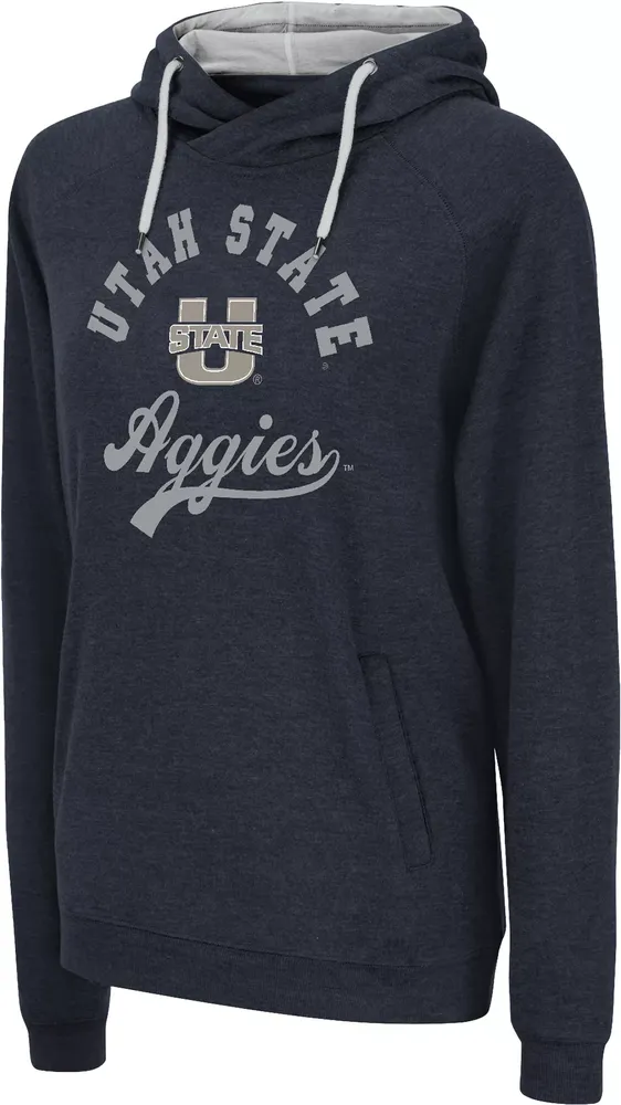 Colosseum Women's Utah State Aggies Blue Hoodie