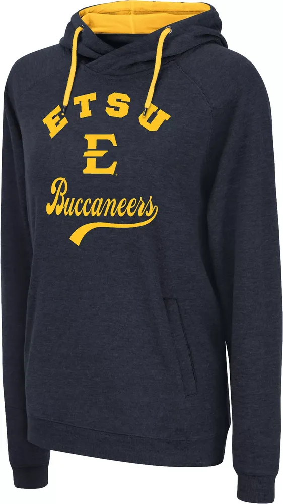 Colosseum Women's East Tennessee State Buccaneers Navy Hoodie