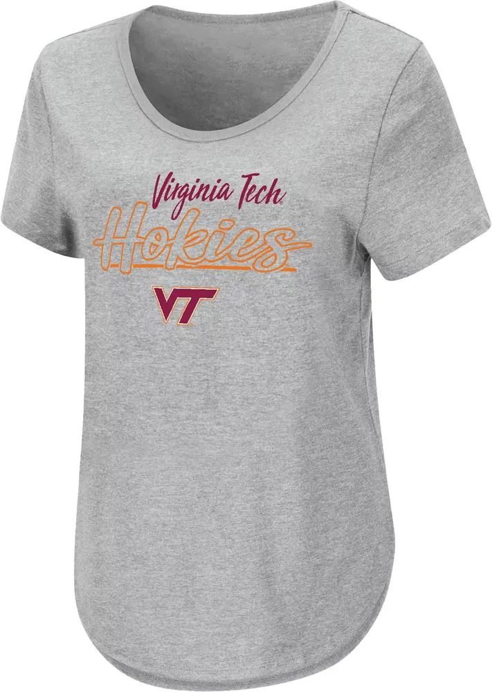 Colosseum Women's Virginia Tech Hokies Gray Promo T-Shirt