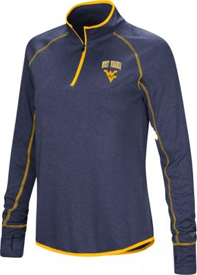 Colosseum Women's West Virginia Mountaineers Stingray 1/4 Zip Jacket