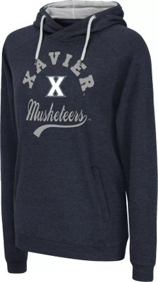 Colosseum Women's Xavier Musketeers Navy Hoodie