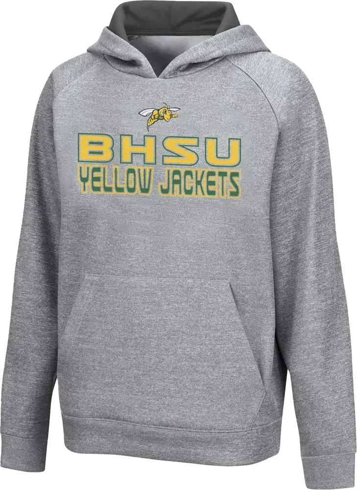 Colosseum Youth Black Hills State Yellow Jackets Grey Hoodie