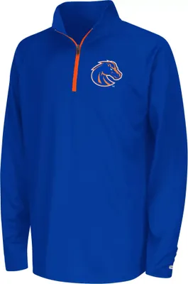 Colosseum Youth Boise State Broncos Royal Draft 1/4 Zip Jacket