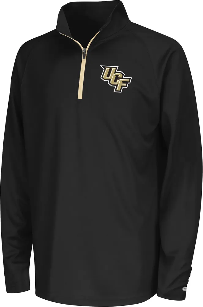 Colosseum Youth UCF Knights Black Draft 1/4 Zip Jacket