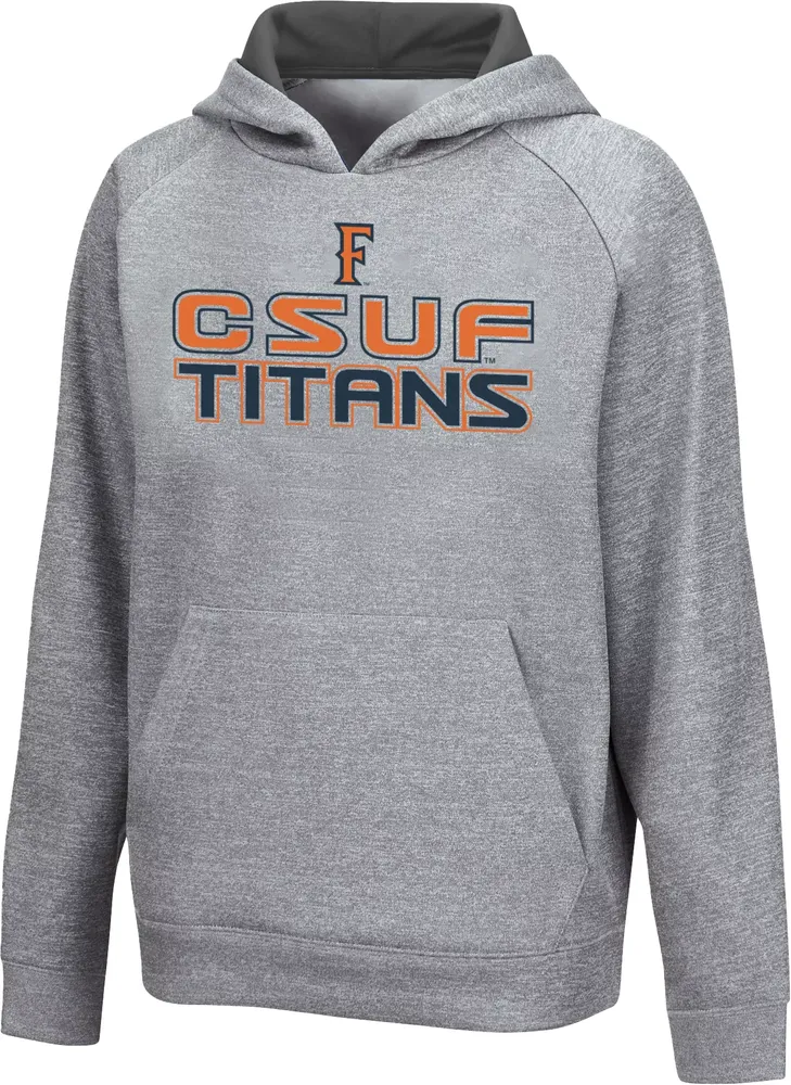 Colosseum Youth Cal State Fullerton Titans Grey Hoodie