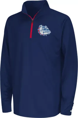 Colosseum Youth Gonzaga Bulldogs Navy Draft 1/4 Zip Jacket