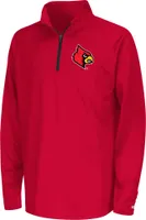 Colosseum Youth Louisville Cardinals Red Draft 1/4 Zip Jacket