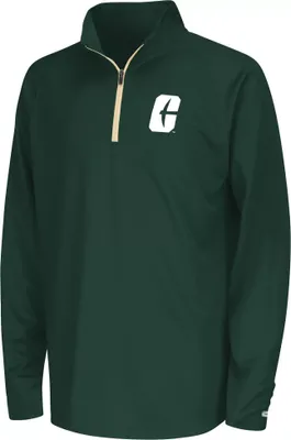 Colosseum Youth Charlotte 49ers Green Draft 1/4 Zip Jacket