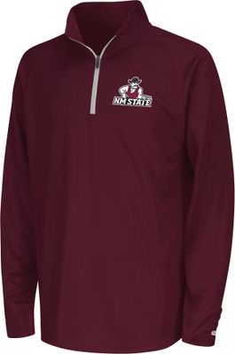 Colosseum Youth New Mexico State Aggies Maroon Draft 1/4 Zip Jacket