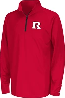 Colosseum Youth Rutgers Scarlet Knights Red Draft 1/4 Zip Jacket