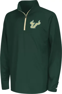 Colosseum Youth South Florida Bulls Green Draft 1/4 Zip Jacket