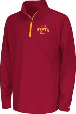 Colosseum Youth Iowa State Cyclones Crimson Draft 1/4 Zip Jacket