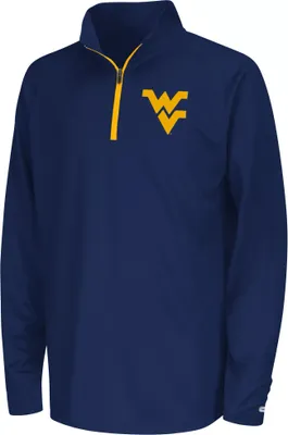 Colosseum Youth West Virginia Mountaineers Navy Draft 1/4 Zip Jacket