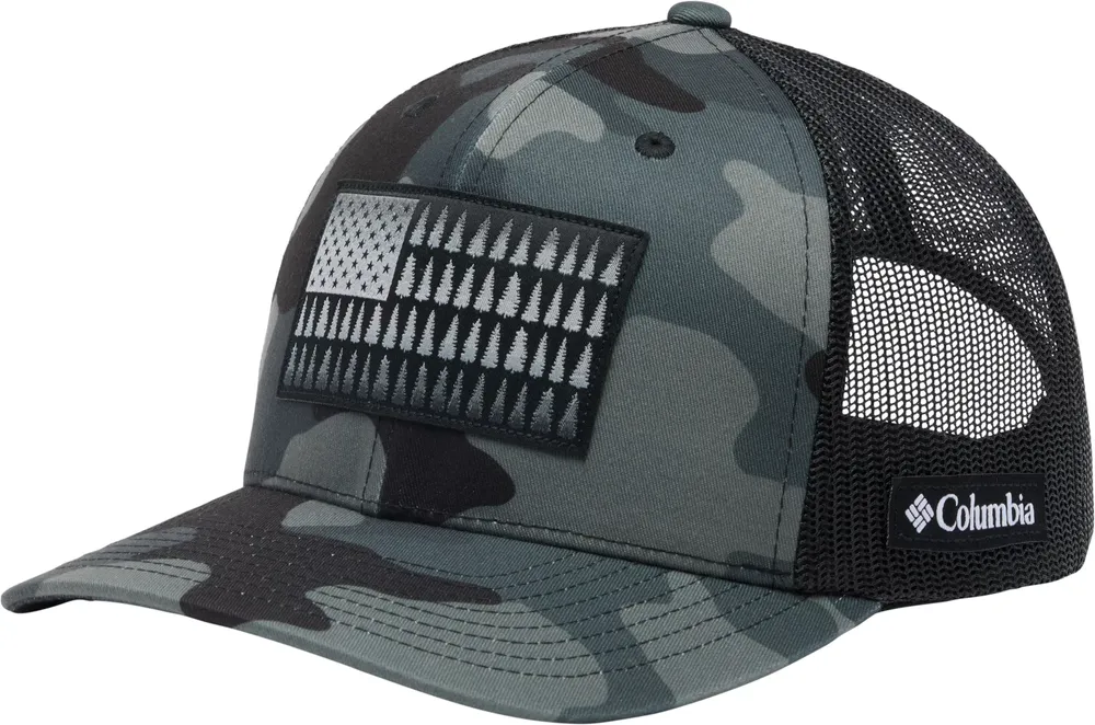 Columbia Men's Tree Flag Mesh Snap Back Hat