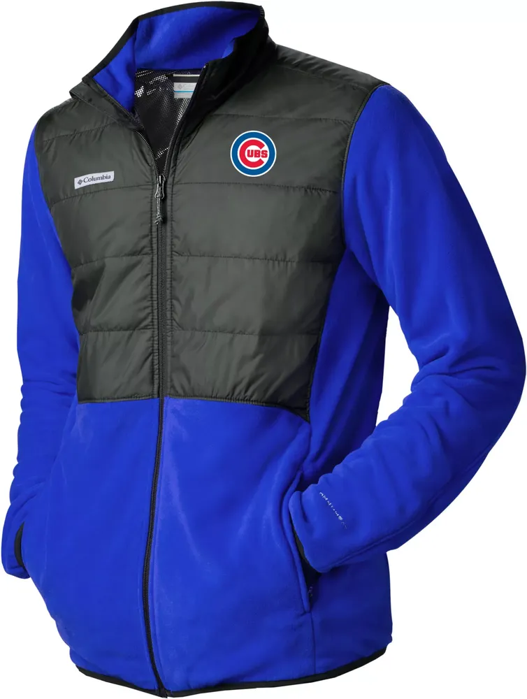 Columbia Men's Chicago Cubs Blue Full-Zip Fleece Jacket