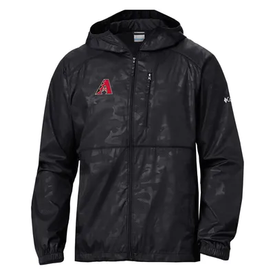 Columbia Men's Arizona Diamondbacks Black Camo Flash Forward Windbreaker