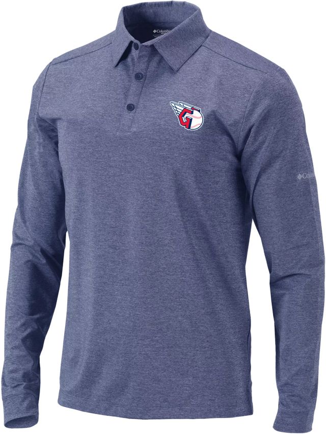 Columbia Sportswear Men's Houston Astros Pin High Long Sleeve Polo Shirt
