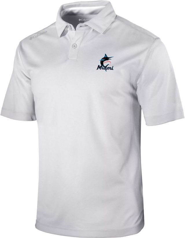 Dick's Sporting Goods Antigua Men's Miami Dolphins Esteem White/Silver Polo