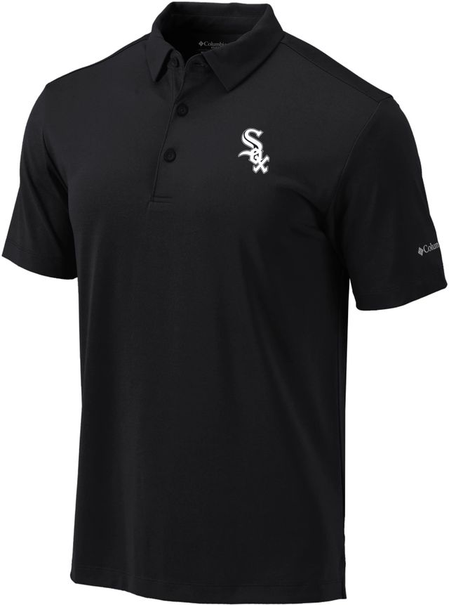 Men's Antigua Chicago White Sox White Balance Polo