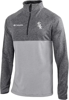 Columbia Men's Chicago White Sox Gray Rockin' It Quarter-Zip Pullover