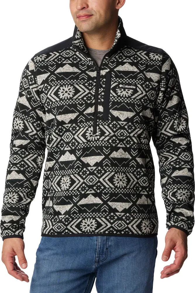 Columbia Men's Sweater Weather II Printed 1/2 Zip Pullover