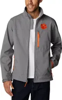 Columbia Men's Clemson Tigers Grey Ascender Full Zip Jacket