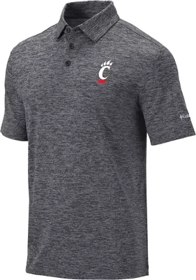 Columbia Men's Cincinnati Bearcats Black Final Round Polo