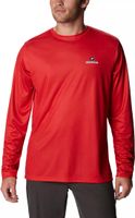 Columbia Men's Georgia Bulldogs Red PHG Terminal Tackle Longsleeve T-Shirt