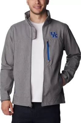 Columbia Men's Kentucky Wildcats Grey Ascender Full Zip Jacket
