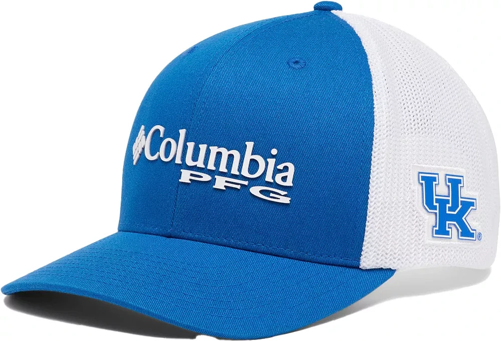 Columbia Kentucky Wildcats Royal PFG Mesh Snapback Adjustable Hat