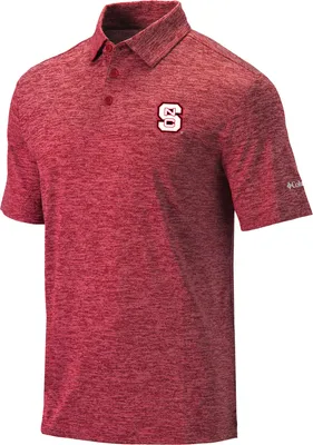 Columbia Men's NC State Wolfpack Red Final Round Polo