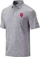 Columbia Men's Indiana Hoosiers Grey Final Round Polo