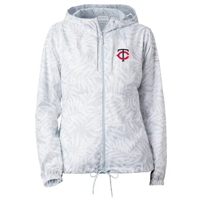 Columbia Women's Minnesota Twins White Flash Forward Hoodie