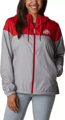 Columbia Women's Ohio State Buckeyes Red Flash Forward Windjacket