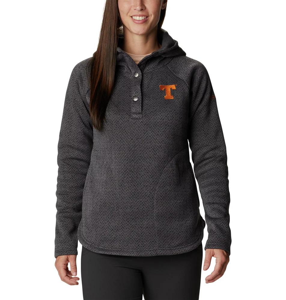 Columbia Women's Texas Longhorns Darling Days Half-Snap Black Hoodie