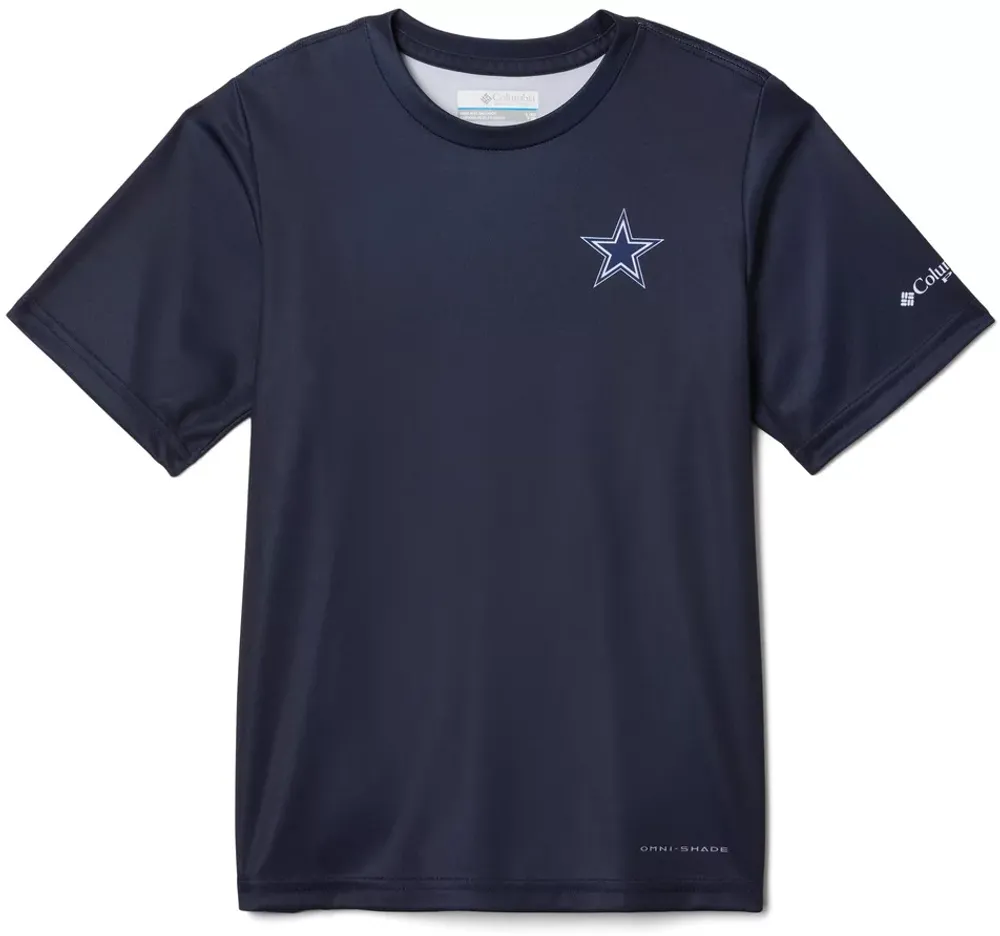 Columbia Youth Dallas Cowboys Terminal Tackle Navy T-Shirt