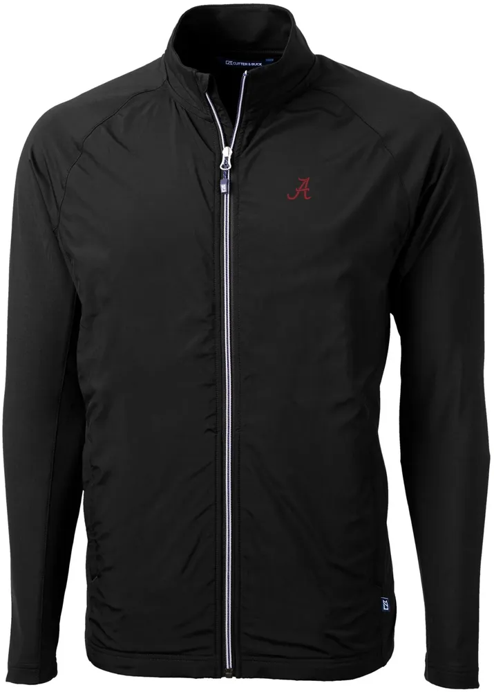 Cutter & Buck Men's Alabama Crimson Tide Adapt Eco Knit Stretch Full-Zip Jacket