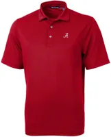 Cutter & Buck Men's Alabama Crimson Tide Cardinal Red Virtue Eco Pique Polo