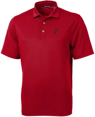 Cutter & Buck Men's Cincinnati Bearcats Cardinal Red Virtue Eco Pique Polo