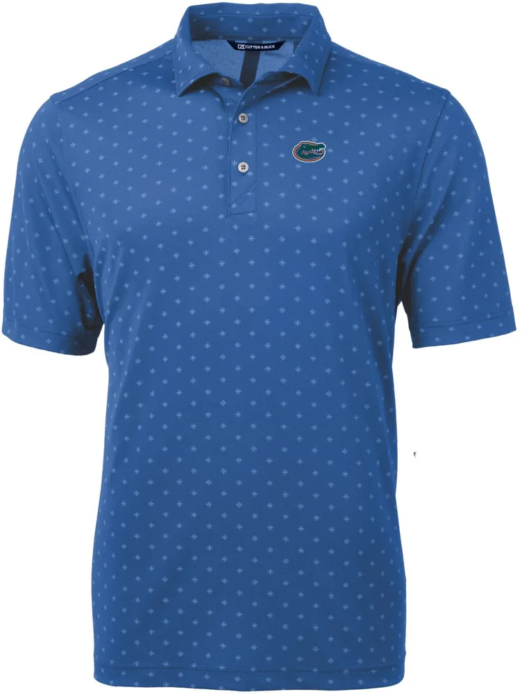 Cutter & Buck Men's Florida Gators Chelan Virtue Eco Pique Tile Polo