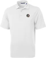 Cutter & Buck Men's Florida State Seminoles White Virtue Eco Pique Polo